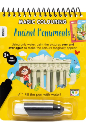 MAGIC COLOURING: ANCIENT MONUMENTS MAGIC COLOURING: ANCIENT MONUMENTS