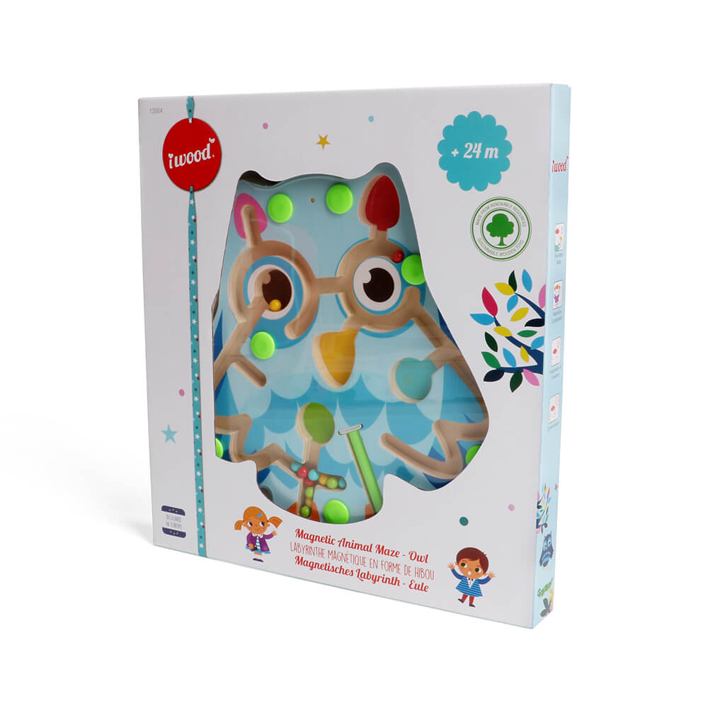 MAGNETIC ANIMAL MAZE-OWL 314210