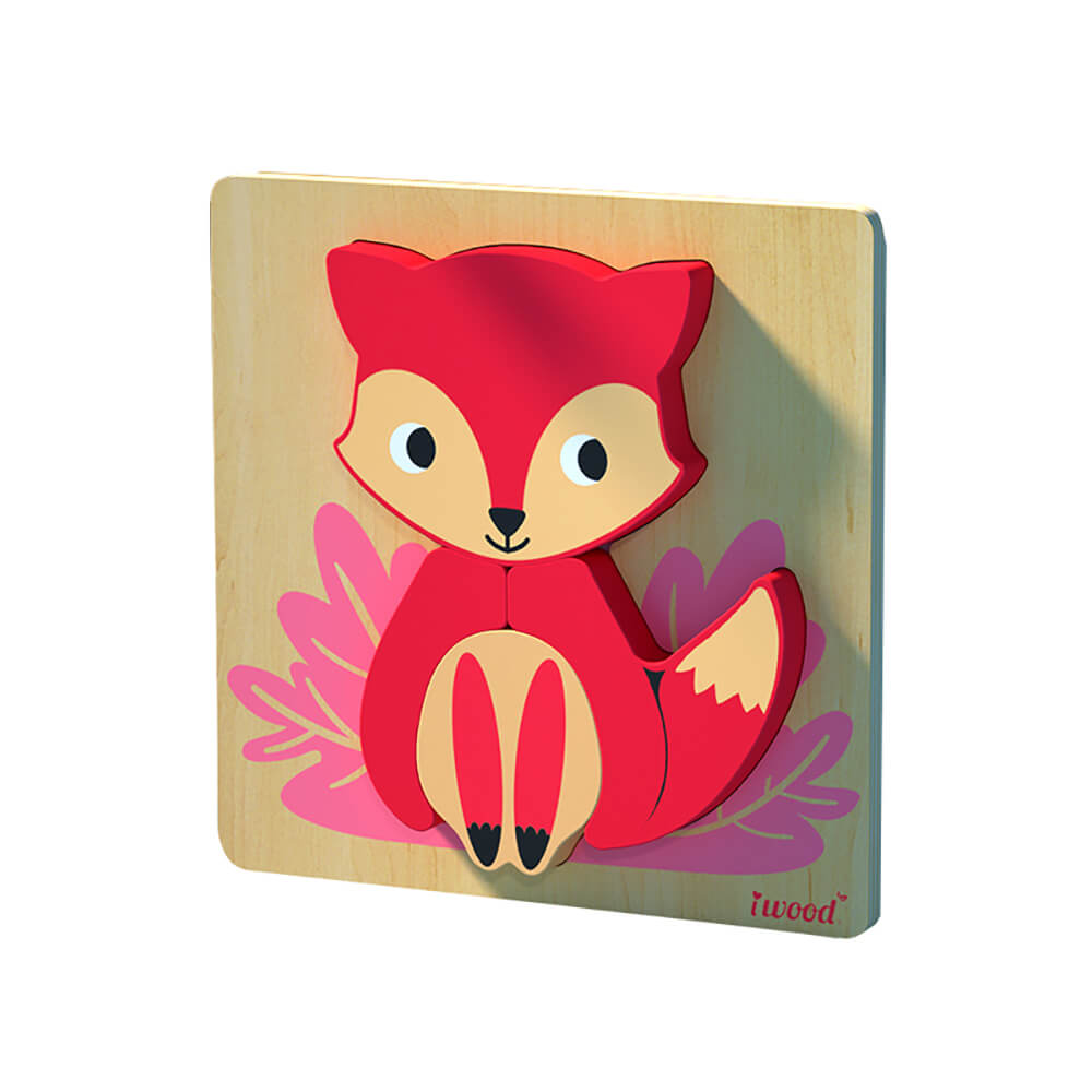 WOODEN JIGSAW PUZZLE-FOX 314189